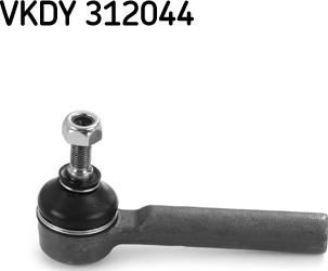 SKF VKDY 312044 - Наконечник рулевой тяги, шарнир autospares.lv