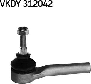 SKF VKDY 312042 - Наконечник рулевой тяги, шарнир autospares.lv