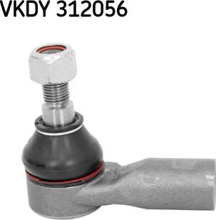 SKF VKDY 312056 - Наконечник рулевой тяги, шарнир autospares.lv