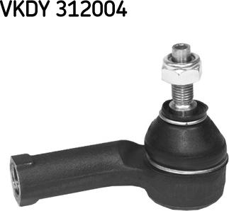 SKF VKDY 312004 - Наконечник рулевой тяги, шарнир autospares.lv