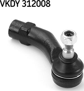 SKF VKDY 312008 - Наконечник рулевой тяги, шарнир autospares.lv