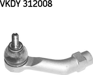 SKF VKDY 312008 - Наконечник рулевой тяги, шарнир autospares.lv