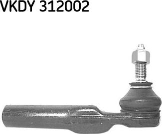 SKF VKDY 312002 - Наконечник рулевой тяги, шарнир autospares.lv