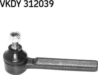 SKF VKDY 312039 - Наконечник рулевой тяги, шарнир autospares.lv