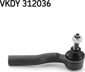 SKF VKDY 312036 - Наконечник рулевой тяги, шарнир autospares.lv