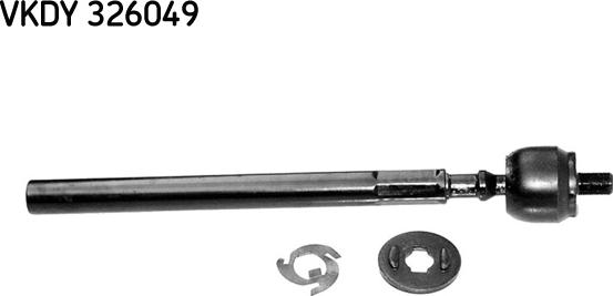 SKF VKDY 326049 - Осевой шарнир, рулевая тяга autospares.lv