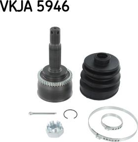 SKF VKJA 5946 - Шарнирный комплект, ШРУС, приводной вал autospares.lv