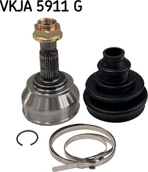 SKF VKJA 5911 G - Шарнирный комплект, ШРУС, приводной вал autospares.lv