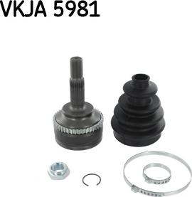 SKF VKJA 5981 - Шарнирный комплект, ШРУС, приводной вал autospares.lv