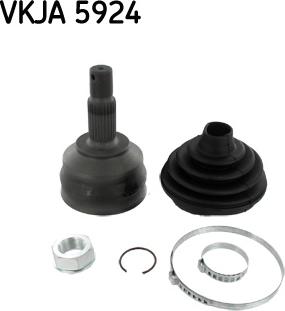 SKF VKJA 5924 - Шарнирный комплект, ШРУС, приводной вал autospares.lv