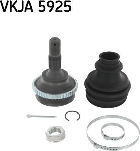 SKF VKJA 5925 - Шарнирный комплект, ШРУС, приводной вал autospares.lv