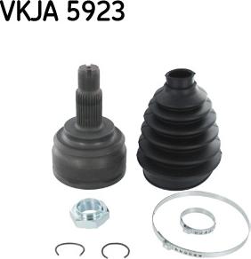 SKF VKJA 5923 - Шарнирный комплект, ШРУС, приводной вал autospares.lv