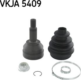 SKF VKJA 5409 - Шарнирный комплект, ШРУС, приводной вал autospares.lv
