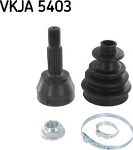 SKF VKJA 5403 - Шарнирный комплект, ШРУС, приводной вал autospares.lv