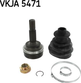 SKF VKJA 5471 - Шарнирный комплект, ШРУС, приводной вал autospares.lv