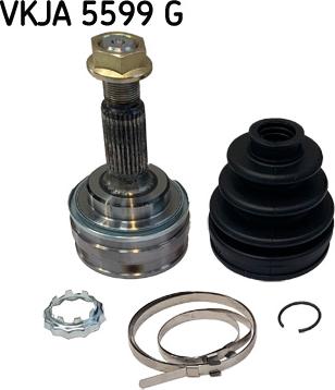 SKF VKJA 5599 G - Шарнирный комплект, ШРУС, приводной вал autospares.lv