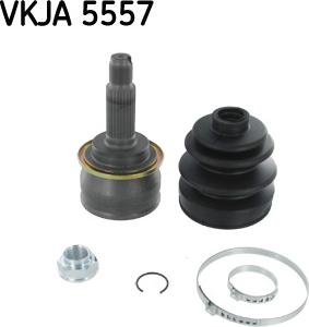 SKF VKJA 5557 - Шарнирный комплект, ШРУС, приводной вал autospares.lv