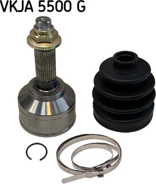 SKF VKJA 5500 G - Шарнирный комплект, ШРУС, приводной вал autospares.lv