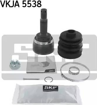 SKF VKJA 5538 - Шарнирный комплект, ШРУС, приводной вал autospares.lv