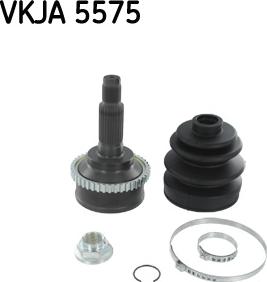 SKF VKJA 5575 - Шарнирный комплект, ШРУС, приводной вал autospares.lv