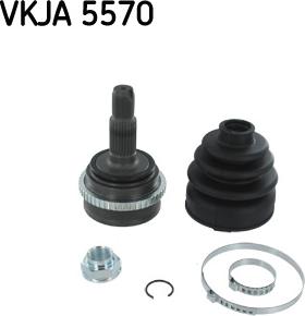 SKF VKJA 5570 - Шарнирный комплект, ШРУС, приводной вал autospares.lv