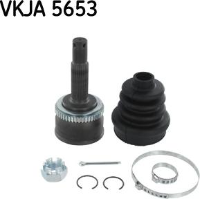 SKF VKJA 5653 - Шарнирный комплект, ШРУС, приводной вал autospares.lv