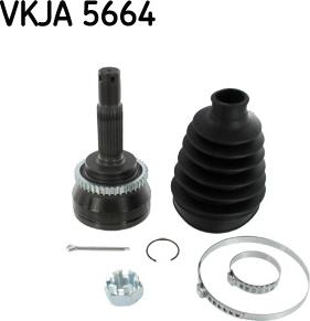 SKF VKJA 5664 - Шарнирный комплект, ШРУС, приводной вал autospares.lv