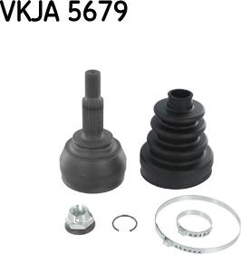 SKF VKJA 5679 - Шарнирный комплект, ШРУС, приводной вал autospares.lv