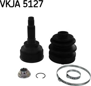 SKF VKJA 5127 - Шарнирный комплект, ШРУС, приводной вал autospares.lv