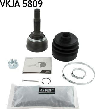 SKF VKJA 5809 - Шарнирный комплект, ШРУС, приводной вал autospares.lv