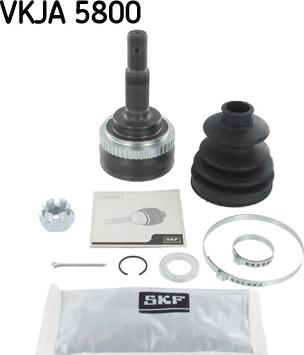 SKF VKJA 5800 - Шарнирный комплект, ШРУС, приводной вал autospares.lv