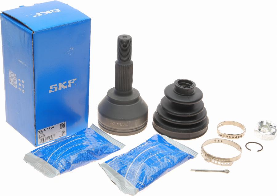 SKF VKJA 5816 - Шарнирный комплект, ШРУС, приводной вал autospares.lv