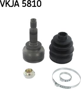 SKF VKJA 5810 - Шарнирный комплект, ШРУС, приводной вал autospares.lv