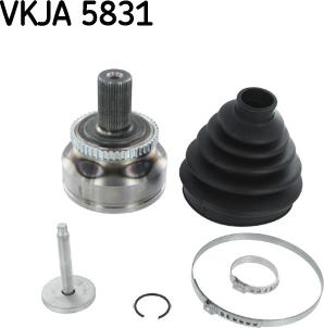 SKF VKJA 5831 - Шарнирный комплект, ШРУС, приводной вал autospares.lv