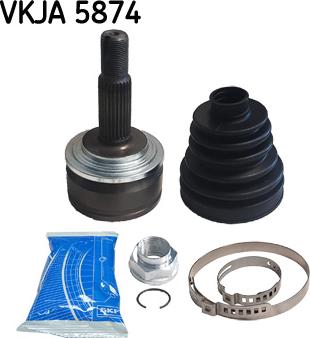 SKF VKJA 5874 - Шарнирный комплект, ШРУС, приводной вал autospares.lv