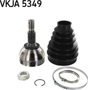 SKF VKJA 5349 - Шарнирный комплект, ШРУС, приводной вал autospares.lv