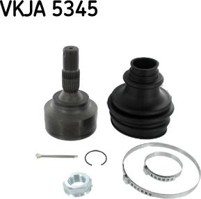 SKF VKJA 5345 - Шарнирный комплект, ШРУС, приводной вал autospares.lv