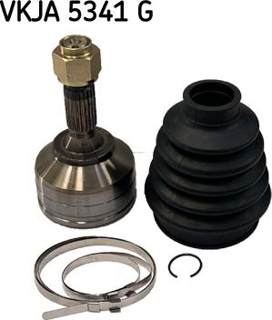 SKF VKJA 5341 G - Шарнирный комплект, ШРУС, приводной вал autospares.lv