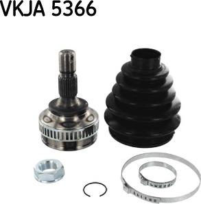 SKF VKJA 5366 - Шарнирный комплект, ШРУС, приводной вал autospares.lv