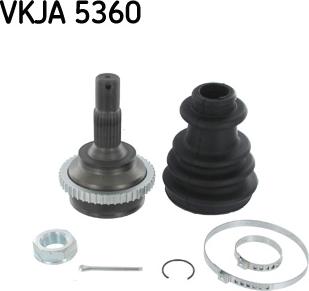 SKF VKJA 5360 - Шарнирный комплект, ШРУС, приводной вал autospares.lv