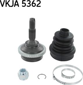 SKF VKJA 5362 - Шарнирный комплект, ШРУС, приводной вал autospares.lv