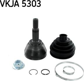 SKF VKJA 5303 - Шарнирный комплект, ШРУС, приводной вал autospares.lv