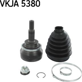 SKF VKJA 5380 - Шарнирный комплект, ШРУС, приводной вал autospares.lv