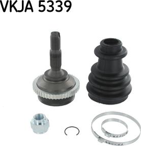 SKF VKJA 5339 - Шарнирный комплект, ШРУС, приводной вал autospares.lv