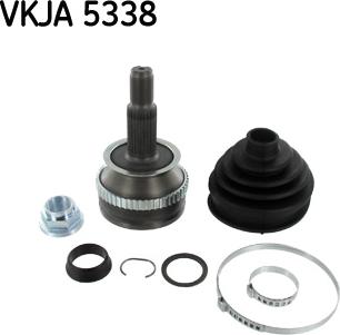 SKF VKJA 5338 - Шарнирный комплект, ШРУС, приводной вал autospares.lv