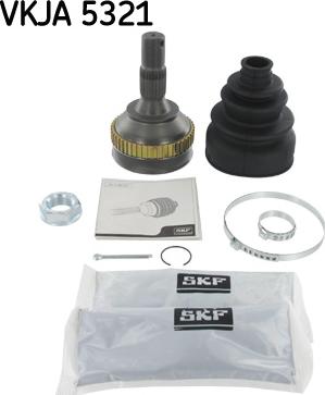 SKF VKJA 5321 - Шарнирный комплект, ШРУС, приводной вал autospares.lv