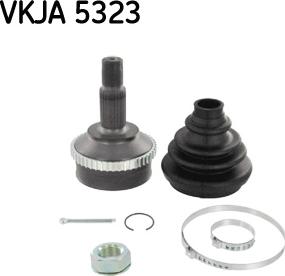 SKF VKJA 5323 - Шарнирный комплект, ШРУС, приводной вал autospares.lv