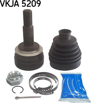 SKF VKJA 5209 - Шарнирный комплект, ШРУС, приводной вал autospares.lv