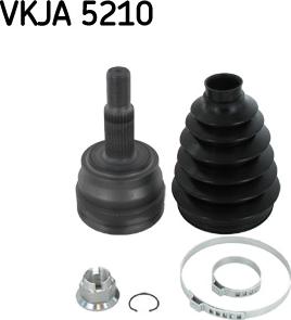 SKF VKJA 5210 - Шарнирный комплект, ШРУС, приводной вал autospares.lv