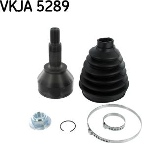 SKF VKJA 5289 - Шарнирный комплект, ШРУС, приводной вал autospares.lv